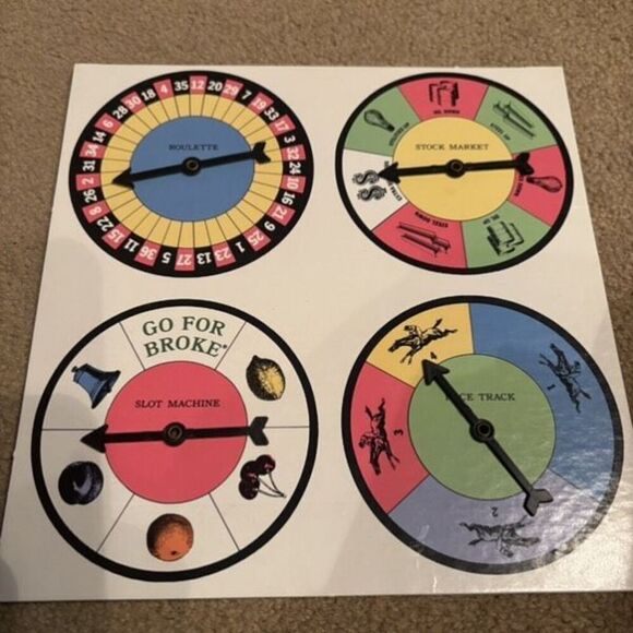 Go For Broke 1985 Board Game Selchow & Righter Board Game - Picture 6 of 14